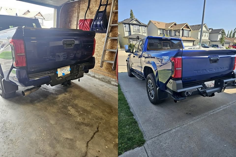 2024 Toyota Tacoma Heavy Duty Steel Back Bumper