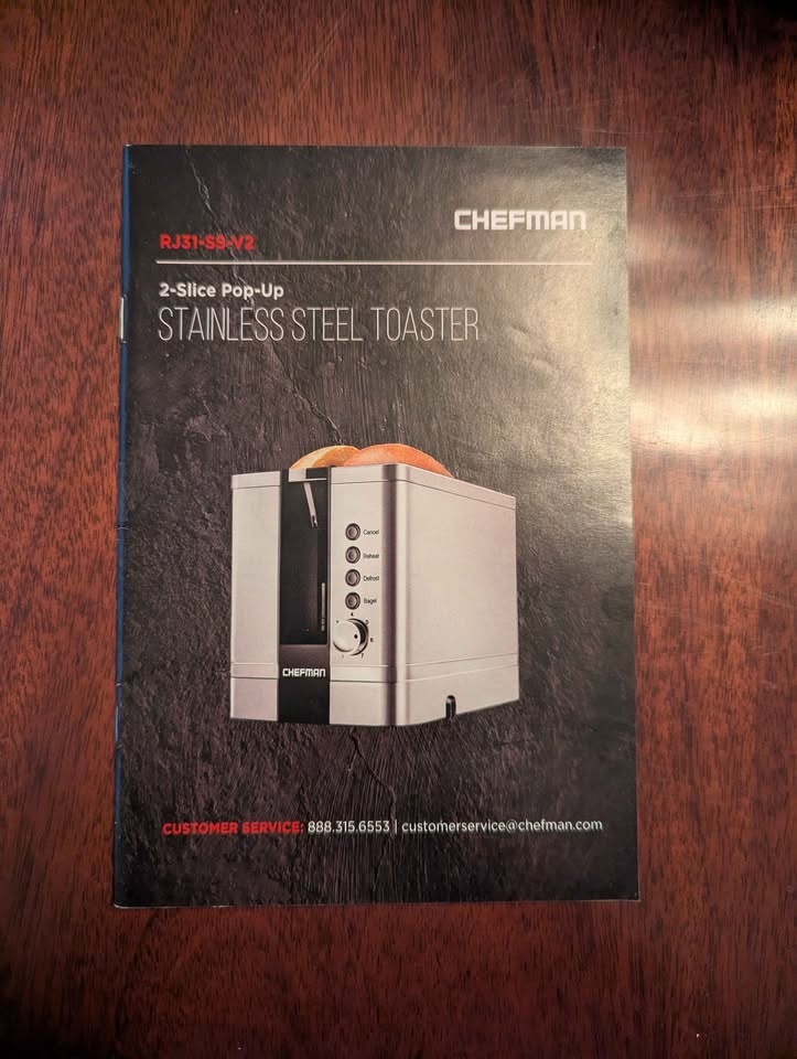 Chefman 2-Slice Stainless Steel Toaster - photo 3