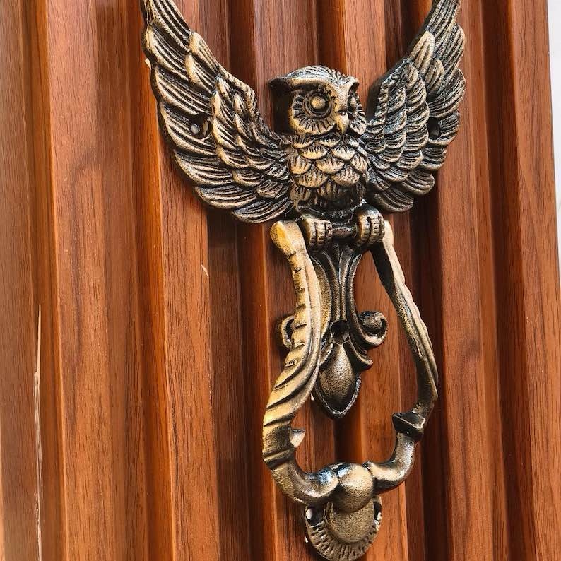 New Owl Cast Iron Door Knocker - photo 2