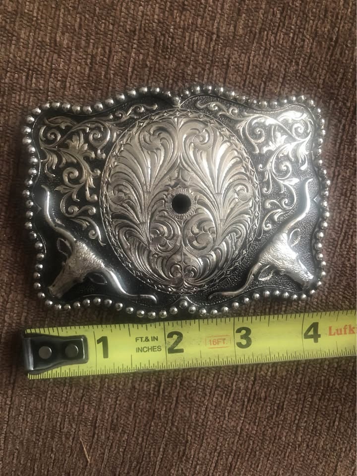 Vintage Rare Belt Buckle Western Stampede - Firm Price - photo 2