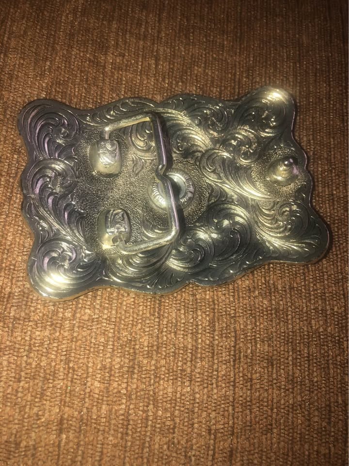 Vintage Rare Belt Buckle Western Stampede - Firm Price - photo 3