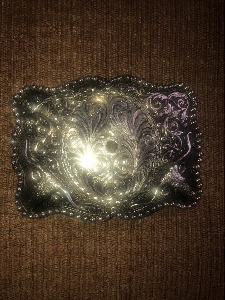 Vintage Rare Belt Buckle Western Stampede - Firm Price - photo 4