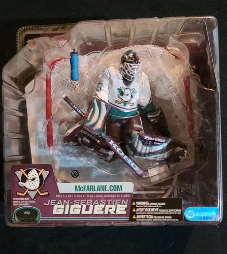 Jean-Sebastien Giguere W-Jersey Figure - McFarlane Anaheim Might