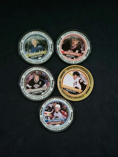 1997-98 Katch NHL Lot (4 Black, 1 Gold)