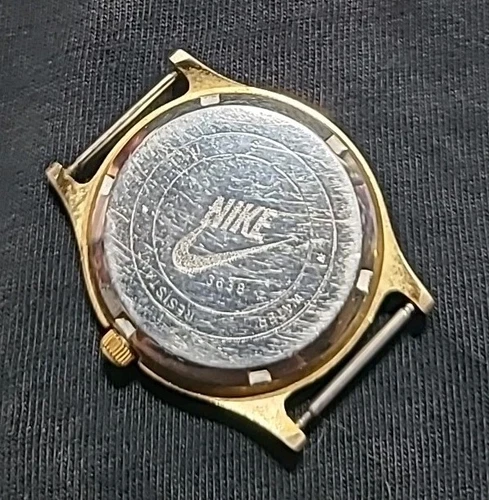 Vintage Nike Air Watch Women 26mm Gold Tone Mood Color Changing - photo 2