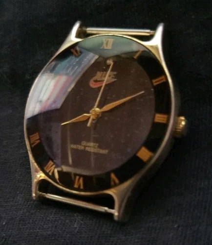 Vintage Nike Air Watch Women 26mm Gold Tone Mood Color Changing - photo 5