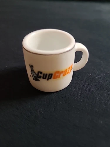 NHL MINIATURE MINI COFFEE CUP MUG -Edmonton Oilers - 1 1/2" - photo 3