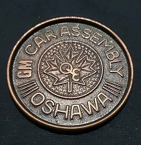 Vintage 1960s GM Oshawa Copper Ashtray