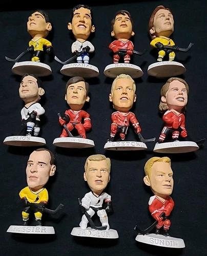 1996 Starting Lineups Little Big Heads Hockey Lot (11 Players) - photo 2