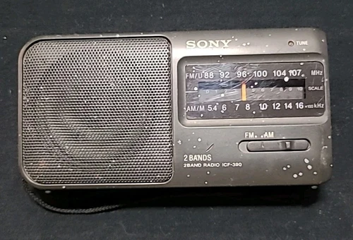 Sony ICF-390 AM/FM Portable Radio