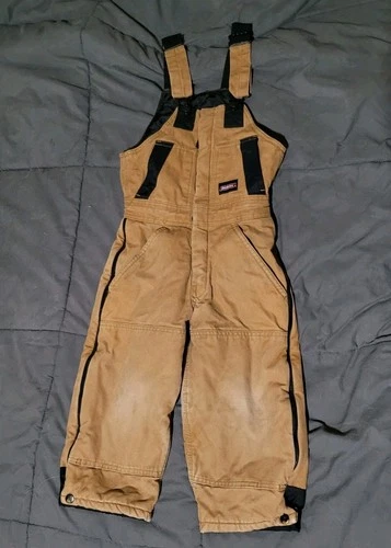 Boys Dickies Tan Insulated Overalls