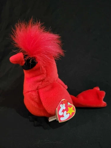 TY Beanie Baby Mac The Red Cardinal "TAG ERRORS" 1998/1999 Mint