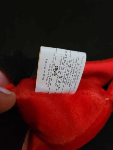 TY Beanie Baby Mac The Red Cardinal "TAG ERRORS" 1998/1999 Mint - photo 3