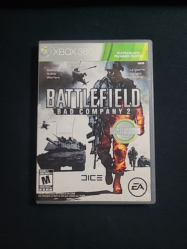 Battlefield Bad Company 2 Platinum Hits (Xbox 360, 2011) New Sea