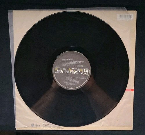Janet Jackson Come Back To Me 1989 Vinyl LP Single Promo - photo 3