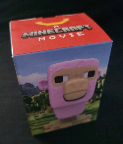 Minecraft Movie 2025 Pink Sheep Toy – McDonald’s Happy Meal Excl