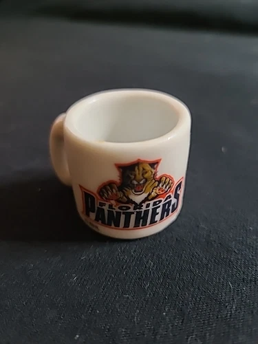 NHL MINIATURE MINI COFFEE CUP MUG -Florida Panthers- 1 1/2"