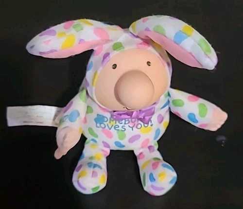 Vintage Ziggy Easter Bunny Plush with Rubber Head 7" - photo 3