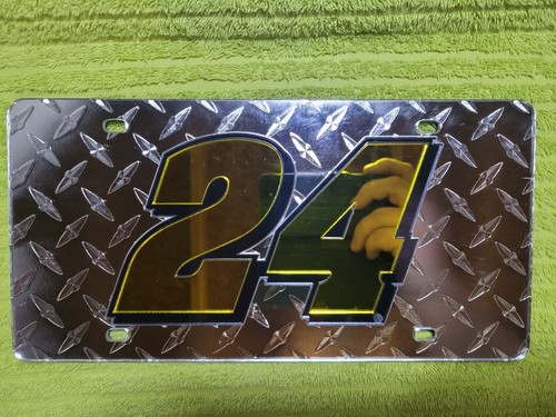 #24 NASCAR Acrylic License Plate (Rico Industries)