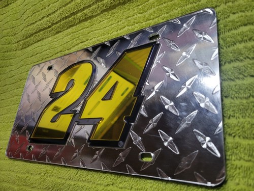 #24 NASCAR Acrylic License Plate (Rico Industries) - photo 2