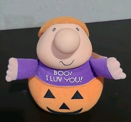 Boo I Luv You Halloween Pumpkin Ziggy 7" Plush Toy
