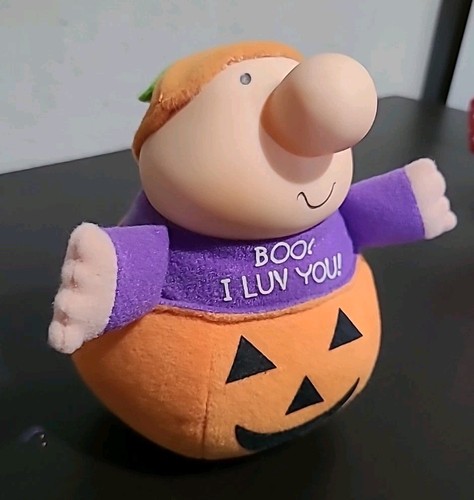 Boo I Luv You Halloween Pumpkin Ziggy 7" Plush Toy - photo 3