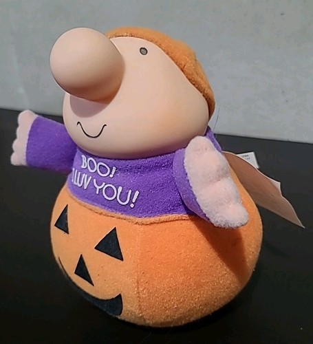 Boo I Luv You Halloween Pumpkin Ziggy 7" Plush Toy - photo 4