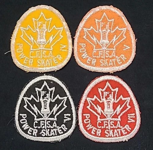 C.F.S.A Power Skater Awards Jacket Patches