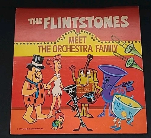 THE FLINTSTONES -(LP)- THE FLINTSTONES MEET THE ORCHESTRA FAMILY