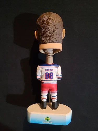 Eric Lindros N.Y. Rangers Bobblehead UD/ PlayMakers 2001/2002 NH - photo 2