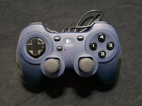 Logitech Dual Action Navy Blue G-UF13A USB Game Controller TESTE