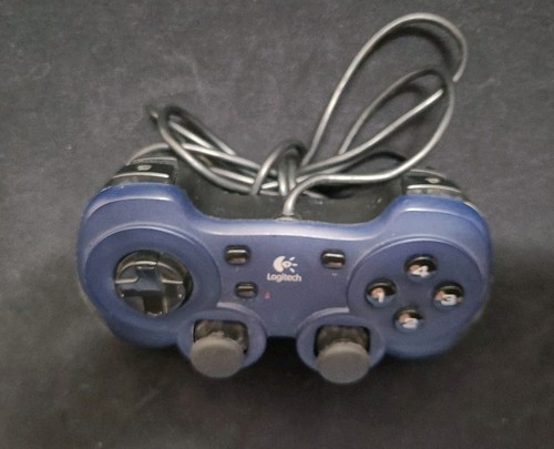 Logitech Dual Action Navy Blue G-UF13A USB Game Controller TESTE - photo 2