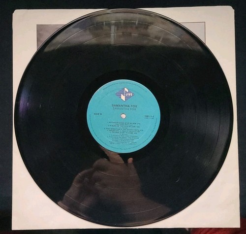 Samantha Fox Self Titled 1987 Vinyl LP Naughty Girls, I Surrende - photo 3