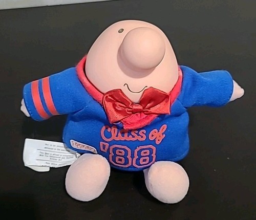 Ziggy Plush Toy "Class Of 88" Vtg Graduation Collectible 5 inch