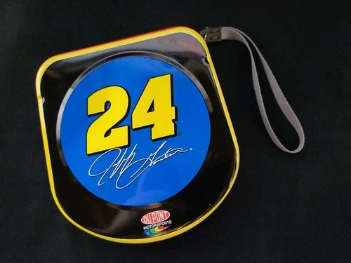 Vintage Jeff Gordon CD Storage Case Tin Litho Winners Circle Dup