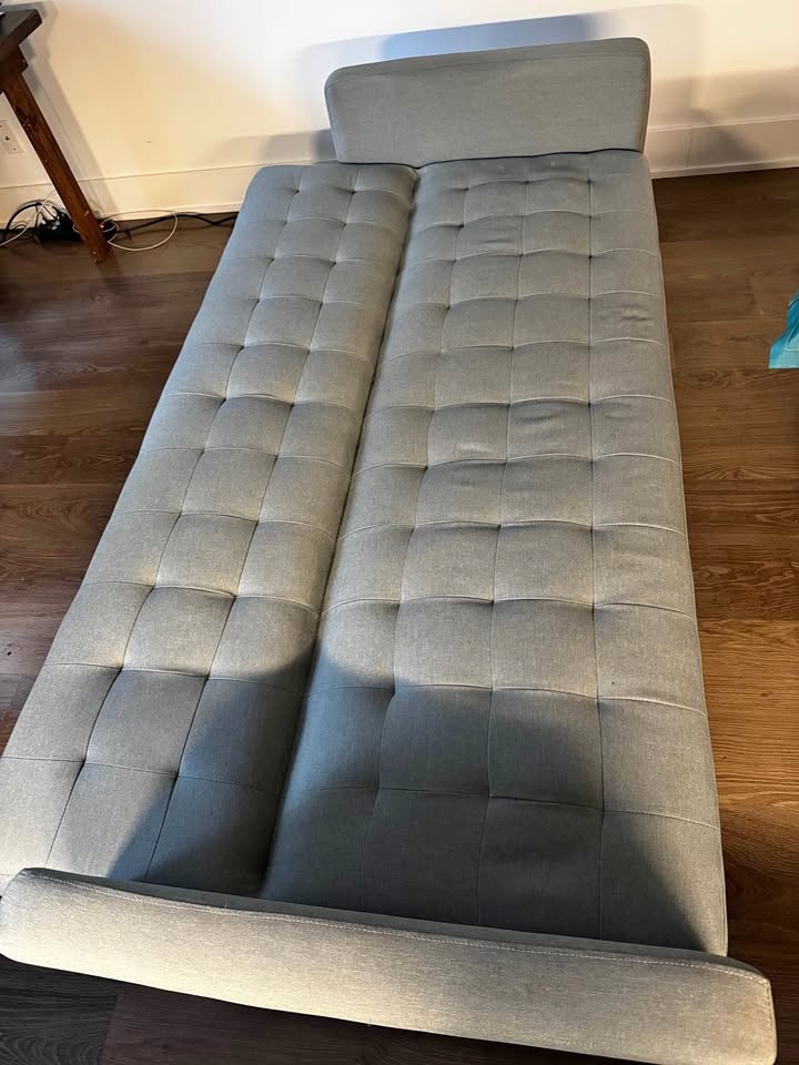 Structube Futon Couch - Light Green