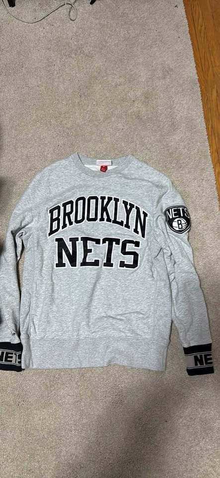Mitchell and Ness Brooklyn Nets Crew neck