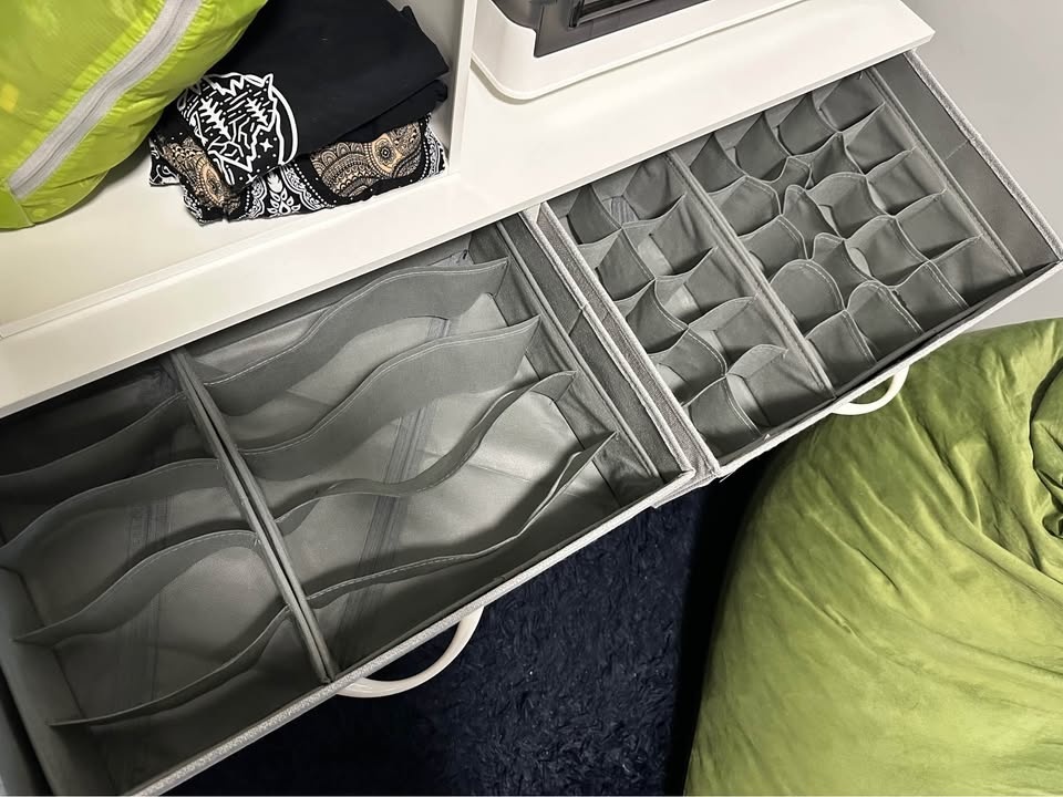 Moving Sale! Gray Fabric 6-Drawer Dresser - photo 2