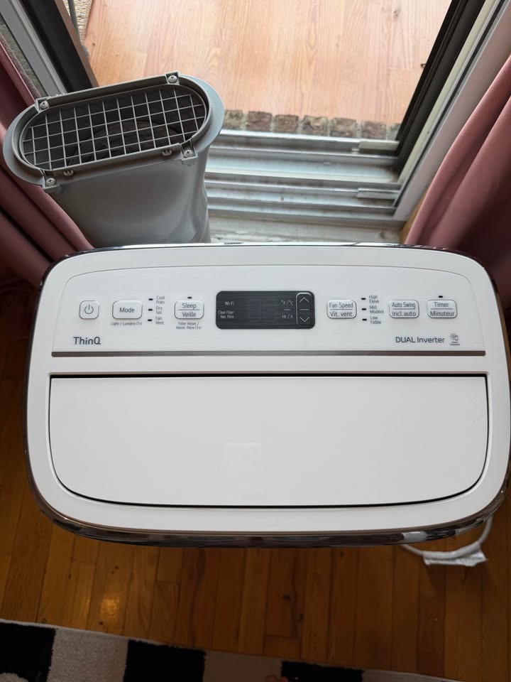 LG 14,000 BTU Smart Portable Air Conditioner, WiFi - photo 2