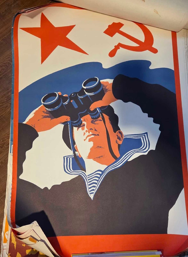 Vintage Soviet Communist Posters - photo 2