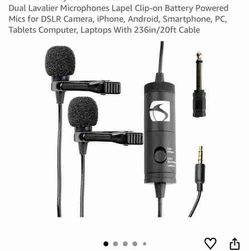 Dual Lavalier Microphone