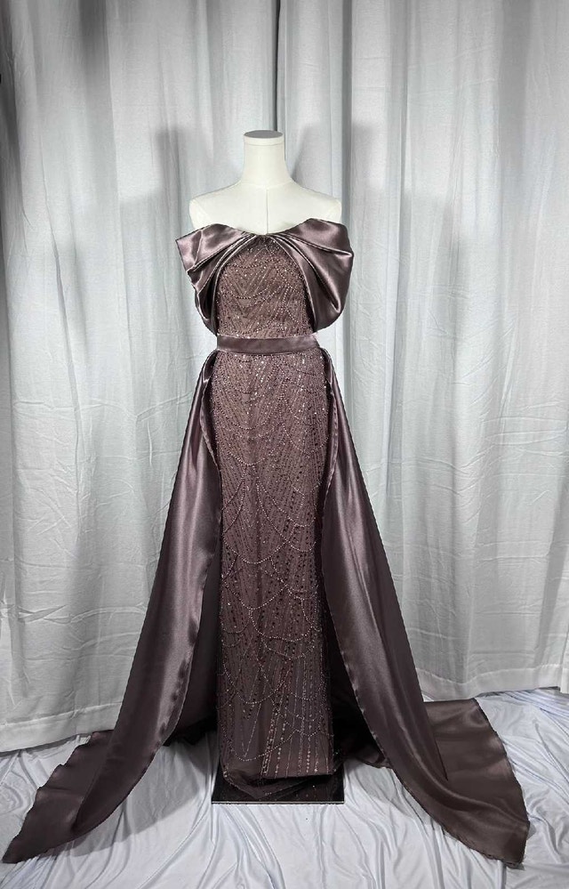Elegant Mauve Evening Gown – BRAND NEW – $500
