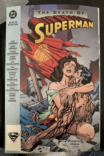 The Death of Superman Comic