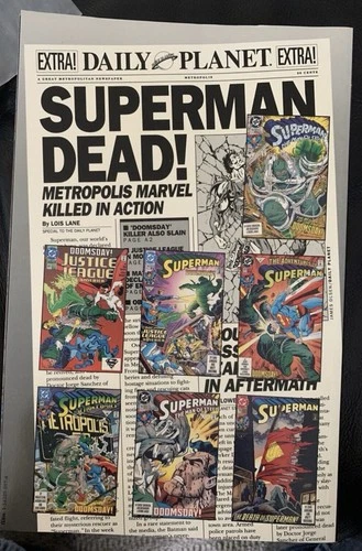 The Death of Superman Comic - photo 2