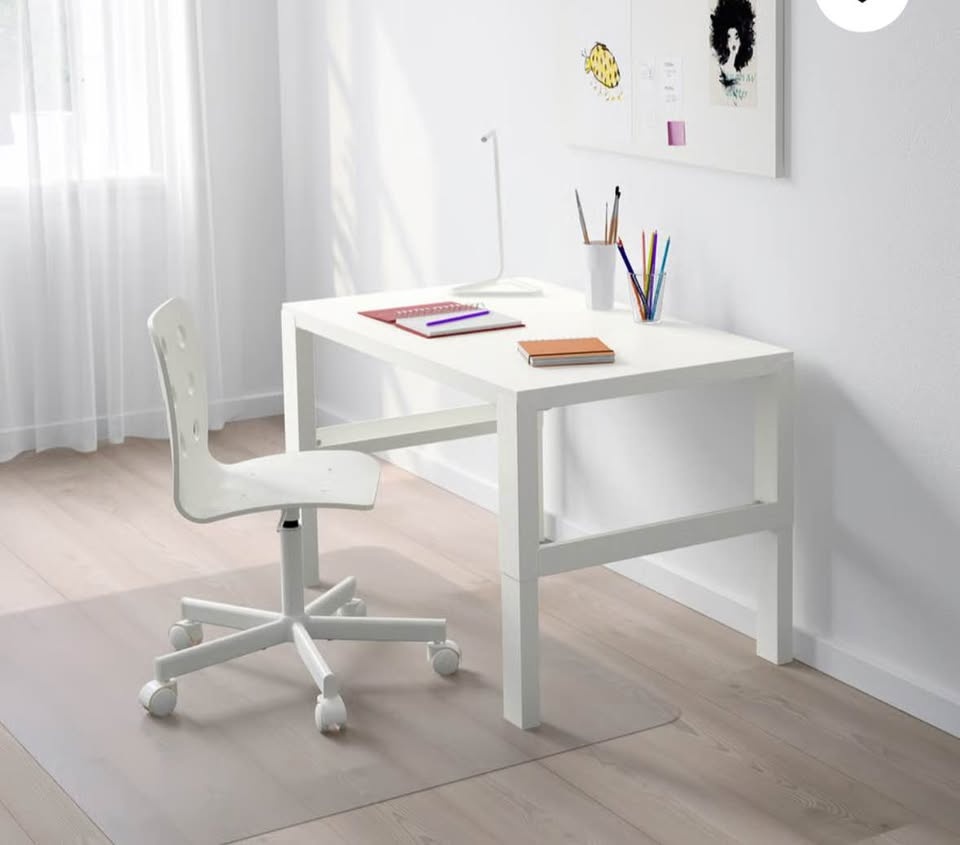 IKEA PÅHL White Adjustable Desk 96x58cm - photo 2