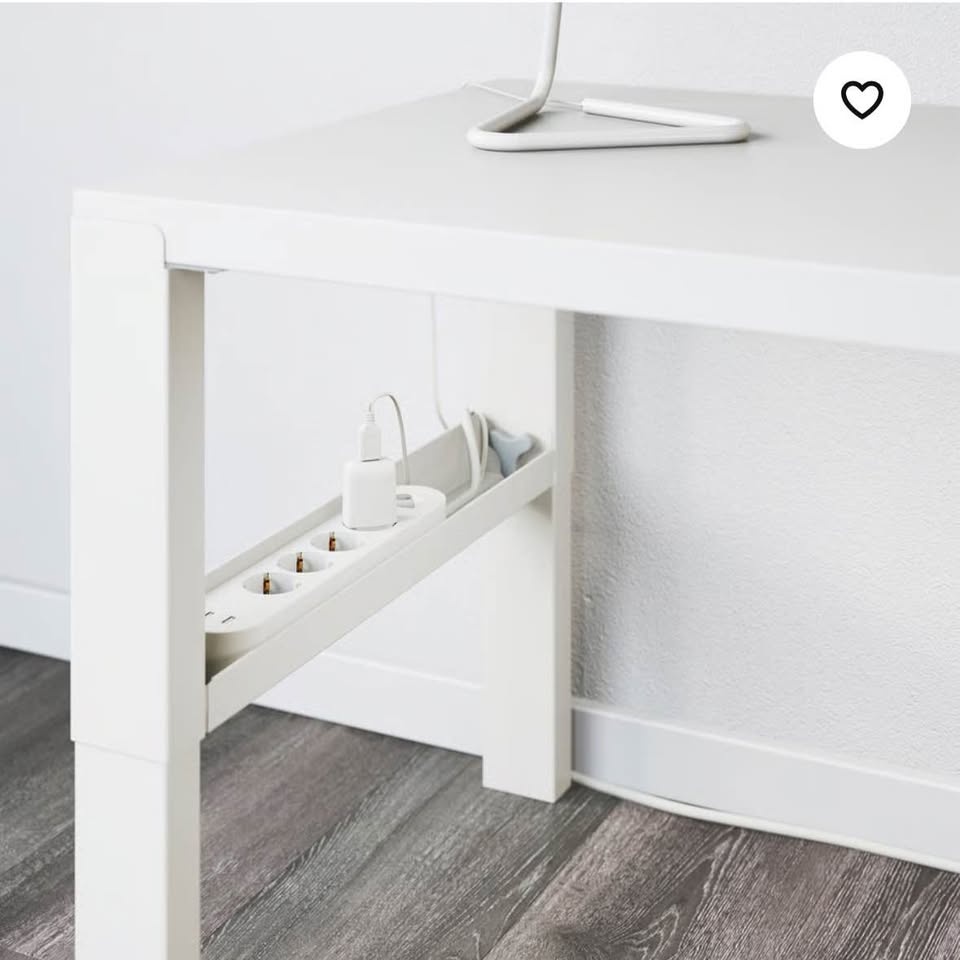 IKEA PÅHL White Adjustable Desk 96x58cm - photo 3