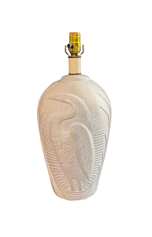 Vintage 1970s Dayle Rushall Palm Beach Lamp