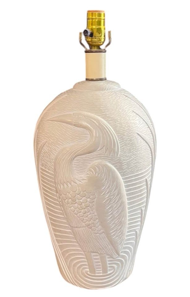 Vintage 1970s Dayle Rushall Palm Beach Lamp - photo 5