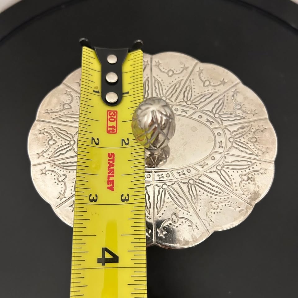 Vintage Silver-Plated Ornate Trinket Box – Pinecone Finial & Flo - photo 5
