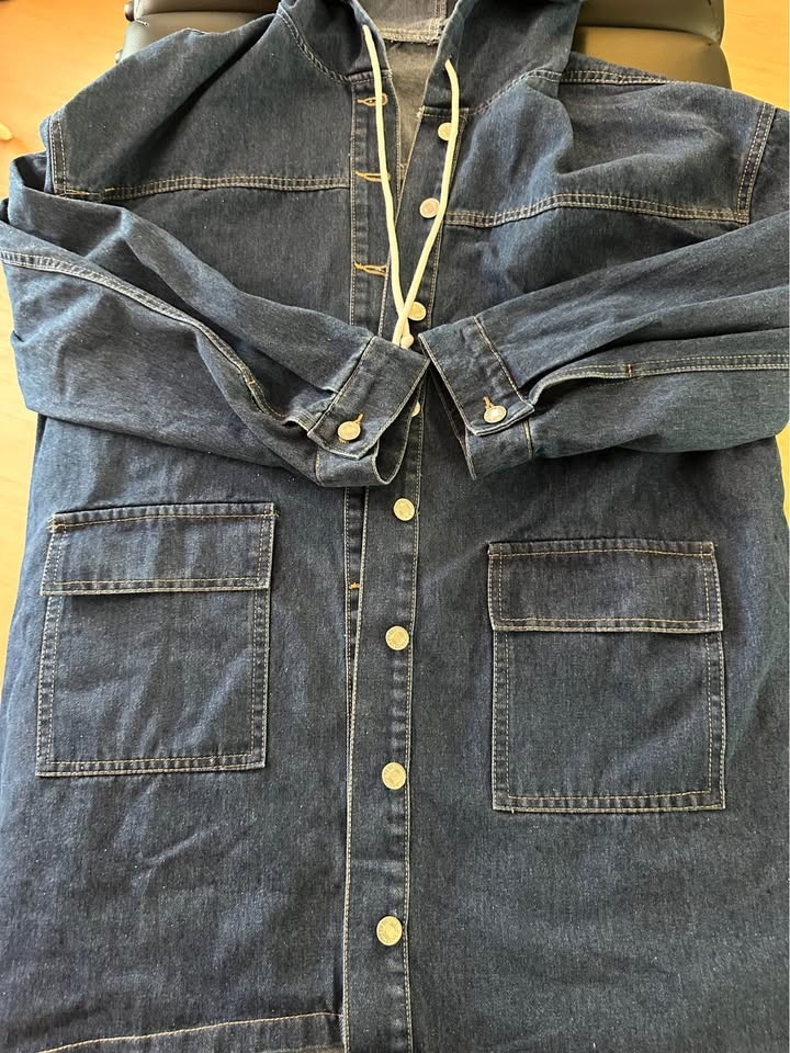 Women Jeans jacket with hood like NEW - photo 3